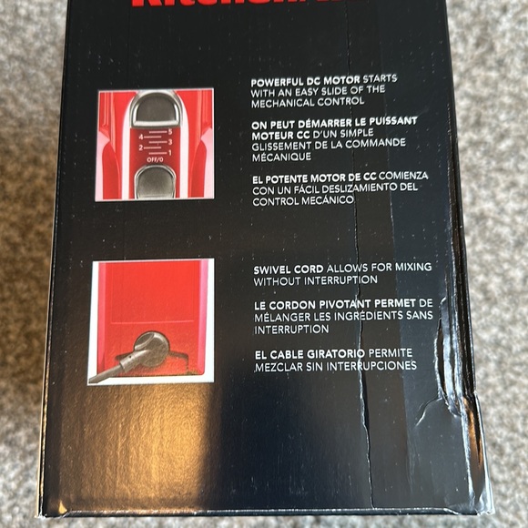 KitchenAid Kitchen Kitchenaid Hand Mixer 5 Speed Empire Red Nib